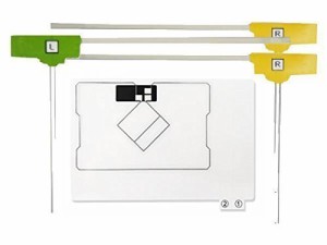 NSZA-X64T 対応 GPS一体型 フィルム アンテナ 地デジ 4ch フルセグ 対応 【トヨタ純正ナビ DOP】