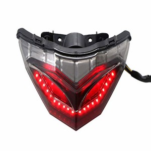 Yaoote バイのLEDテールライトブレーキリアターンシグナル統合ライト、 Ninja 250 300 300 Z250 2013-2018用