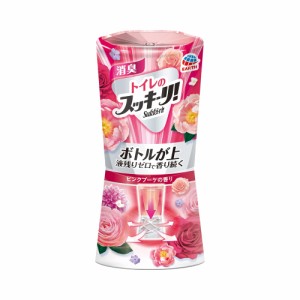 トイレのスッキーリ！Sukki-ri! ピンクブーケの香り トイレ用 芳香 消臭剤 芳香剤 消臭芳香剤×4個