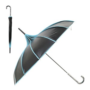 傘 レディース 長傘 16本骨 大きい 87cm 晴雨兼用 手開き ロング傘 日傘 撥水 UVカット(ブルー)
