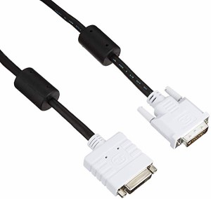 DVI ケーブル ディスプレイ延長ケーブル DVIオス-DVIメス アナログ・デジタル 3m ブラック CAC-DVIE30BK ...エレコム