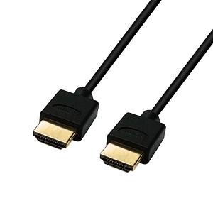 スーパースリム ハイスピード HDMIケーブル 1m 細線 HDMI Ver2.0 UMA-HDMI10T 