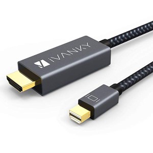 Mini DisplayPort→HDMI 変換 ケーブル [フルHD1080P対応/2M] Surface Pro/Dock, Mac, MacBook Air/Pro, iMac, ディスプレイ, AV...