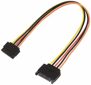 SATA電源(15ピン)延長ケーブル 30cm SPR/CA30 送料無料