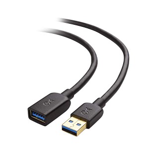 USB3.0延長ケーブル USB延長ケーブル Type A オス−メス 延長コード 超高速 2m（ブラック） 送料無料