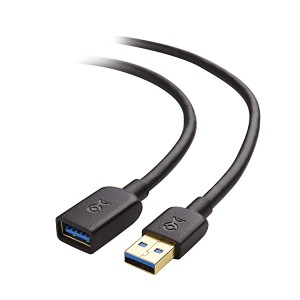 USB3.0延長ケーブル USB延長ケーブル Type A オス−メス 延長コード 超高速 3m（ブラック） 送料無料