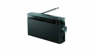 SONY ハンディーポータブルラジオ ICF-306 : FM/AM/ワイドFM対応 ブラック ICF-306 B