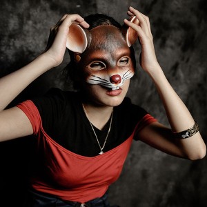 鼠 仮面 ハロウィン マスク ネズミ 仮装 カッコイイ cos コスチューム リアル お面 余興 パーティグッズ 文化祭 学園祭 撮影 面白い 被り