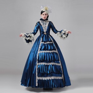ロココ 貴族ドレス中世 貴婦人ドレス ステージ 衣装 中世ドレス お姫様ドレス ヨーロッパ 貴族 王族服 ジュリエット カラードレス 演出 