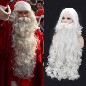 サンタ カツラ 髭 サンタクロース ウィッグ かつら+ひげ クリスマス コスプレ衣装 サンタのひげ 大人 christmas Xmas 仮装 ウィッグ