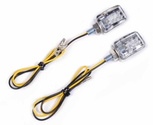 小型 ミニ LED ウインカー 6mmボルト 左右1組 バイク オートバイ ヤマハ スズキ ホンダ カワサキ に適合ctr-j70【1〜2日発送】