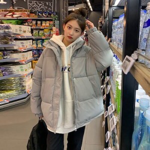 綿入れの服 コート 韓国のファッション 厚くする だんねつ中綿 コート 2021冬 学生