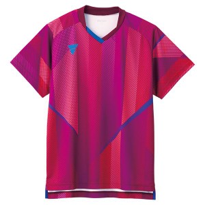 VICTAS（ヴィクタス） 卓球ゲームシャツ V-GS203 男女兼用 ピンク 2XL |b04