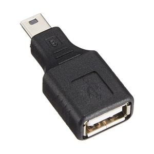 (まとめ)変換名人 USB A(メス)→miniUSB(オス) USBAB-M5AN(×20セット) |b04