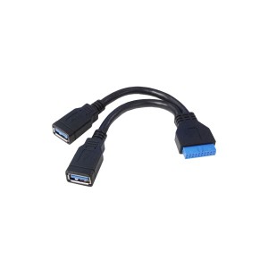 (まとめ)変換名人 M/B アクセサリー USB3.0 ピンヘッダケーブル MB-USB3/CA(×5セット) |b04