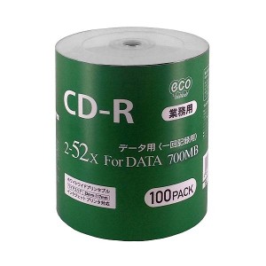 (まとめ)磁気研究所 業務用DVD-R 4.7GB 50枚エコパック データ用 16倍速対 ワイドプリンタブル対応詰め替え用エコパック CR80GP100_BULK(