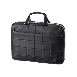 (まとめ)サンワサプライ 衝撃吸収PCケース(13.3型ワイド) BAG-P21BK2(×2セット) |b04