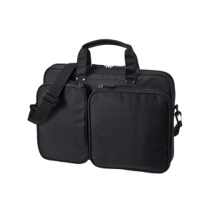 (まとめ)サンワサプライ 衝撃吸収PCケース(13.3型ワイド) BAG-P23BK(×2セット) |b04