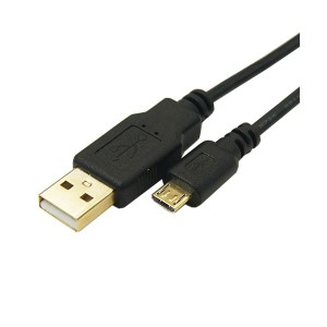 (まとめ)変換名人 極細USBケーブルAオス-microオス 5m USB2A-MC/CA500(×10セット) |b04