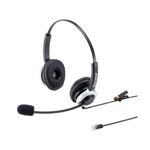 サンワサプライ 電話用ヘッドセット（両耳タイプ） MM-HSRJ01 |b04