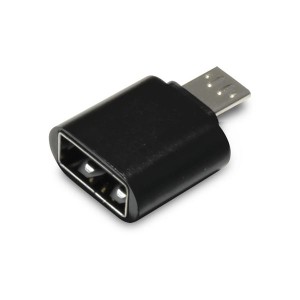 （まとめ）日本トラストテクノロジー OTG USB（A）→MicroUSB変換コネクター（ブラック） OTGU2M-BK(×5セット) |b04