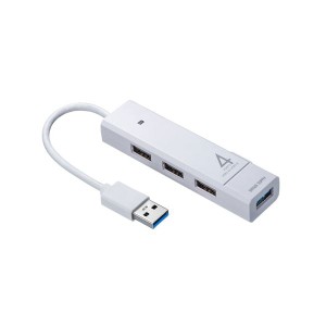 サンワサプライ USB3.1 Gen1+USB2.0コンボハブ USB-3H421W ホワイト |b04