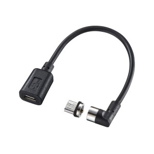 サンワサプライ Magnet脱着式microUSB変換アダプタケーブル AD-MMG01 |b04