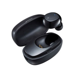 サンワサプライ 超小型Bluetooth片耳ヘッドセット(充電ケース付き) MM-BTMH52BK |b04