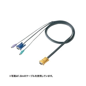 サンワサプライ パソコン自動切替器用ケーブル(3.0m) SW-KLP300N |b04