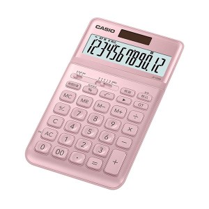 カシオ計算機 CASIO スタイリッシュ電卓 ジャストタイプ12桁 ピンク JF-S200-PK-N |b04