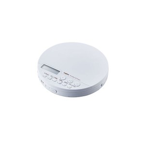 エレコム ポータブルCDプレーヤー/リモコン付属/有線＆Bluetooth対応/ホワイト LCP-PAPB02WH |b04