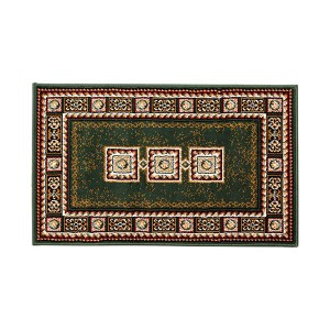 ウィルトン織ロングマット/玄関マット 約60×100cm グリーン K20757420 |b04