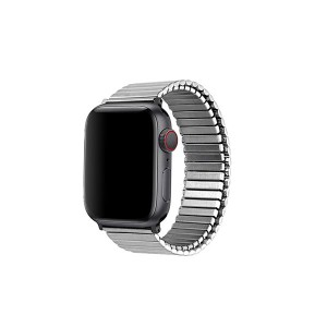 TF7 メタルストレッチバンド for Apple Watch 49／45／44／42mm Lサイズ シルバー TF21SV44L |b04