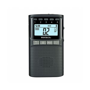 WINTECH 防災機能付きワンセグ／AM／FMポータブルデジタルラジオ EMR-701TV |b04