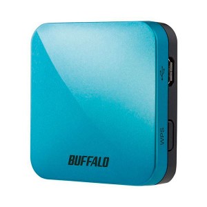 BUFFALO バッファロー Wi-Fiルーター WMR-433W2シリーズ ターコイズブルー WMR-433W2-TB |b04