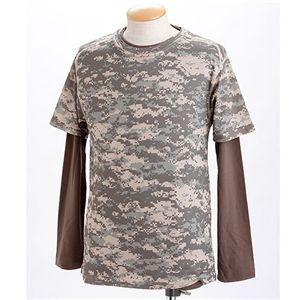 ドライクール ナイス カモフラ半袖 Tシャツ＆ロング Tシャツ2枚 セット（ 迷彩） ACUS |b04
