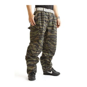 アメリカ軍 BDU カーゴパンツ ／迷彩服パンツ ( Mサイズ ) YN521007 タイガー ( レプリカ ) |b04