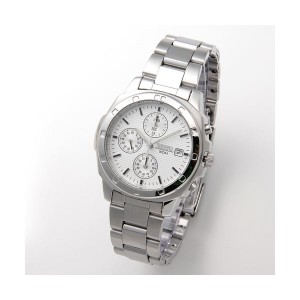 SEIKO（セイコー） 腕時計 クロノグラフ SND187P シルバー【メーカー直送】代引き・銀行振込前払い不可・同梱不可