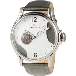 MANNINA(マンニーナ) 腕時計 MNN004-02 メンズ 正規輸入品 グレー【メーカー直送】代引き・銀行振込前払い不可・同梱不可