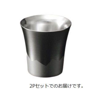ステンレスマグカップ (260ml) 日本製 二重構造 ステン ペア 2Pセット サエ 富士山二重タンブラー (Made in TSUBAME 認定品) |b04
