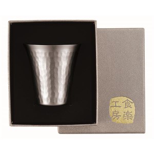 チタン 冷酒カップ (65ml 1P) 軽量 チタン製 日本製 Made in TSUBAME 認定品 (プレゼント 贈り物 ギフト) |b04
