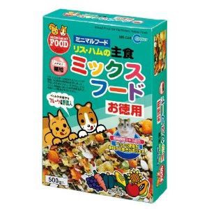 マルカン リス・ハムの主食ミックスフードお徳用 500g MR-544(ペット用品) |b04