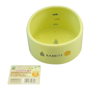 （まとめ）うさぎのフード付食器【×3セット】 (小動物用品/食器・給水器)【メーカー直送】代引き・銀行振込前払い不可・同梱不可