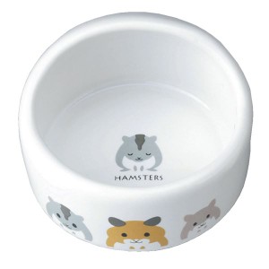 （まとめ）ハムちゃんのフード付食器【×5セット】 (小動物用品/食器・給水器)【メーカー直送】代引き・銀行振込前払い不可・同梱不可