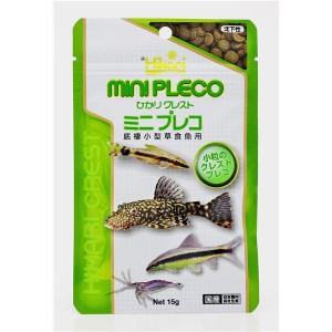 （まとめ）キョーリン ひかりクレスト ミニプレコ 15g 熱帯魚用フード 【×10セット】【メーカー直送】代引き・銀行振込前払い不可・同梱