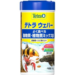 （まとめ）テトラ ウェハー ミックス 119g 熱帯魚用フード 【×2セット】【メーカー直送】代引き・銀行振込前払い不可・同梱不可