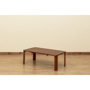折りたたみテーブル ローテーブル 約幅90cm ブラウン 木製 継脚付 ウッディテーブル 完成品 リビング ダイニング |b04