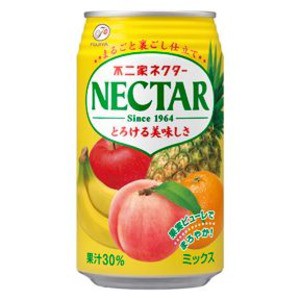 【まとめ買い】不二家 ネクターミックス 350ml 缶 24本入り（1ケース）【代引不可】【メーカー直送】代引き・銀行振込前払い不可・同梱不