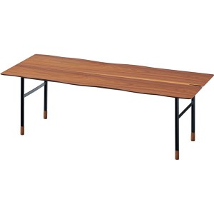 ローテーブル センターテーブル 約幅110cm ウォールナット スチール 組立品 リビング ダイニング インテリア家具 |b04