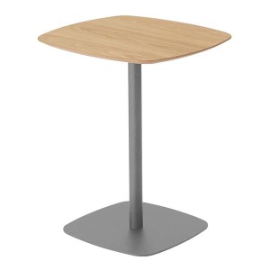 サイドテーブル ミニテーブル 約幅60cm グレー スチール カフェテーブル 組立品 リビング ダイニング インテリア家具 店舗 |b04